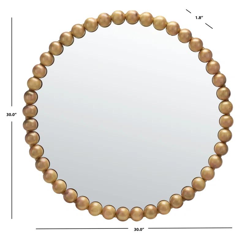 Sanne Metal Oval Wall Mirror