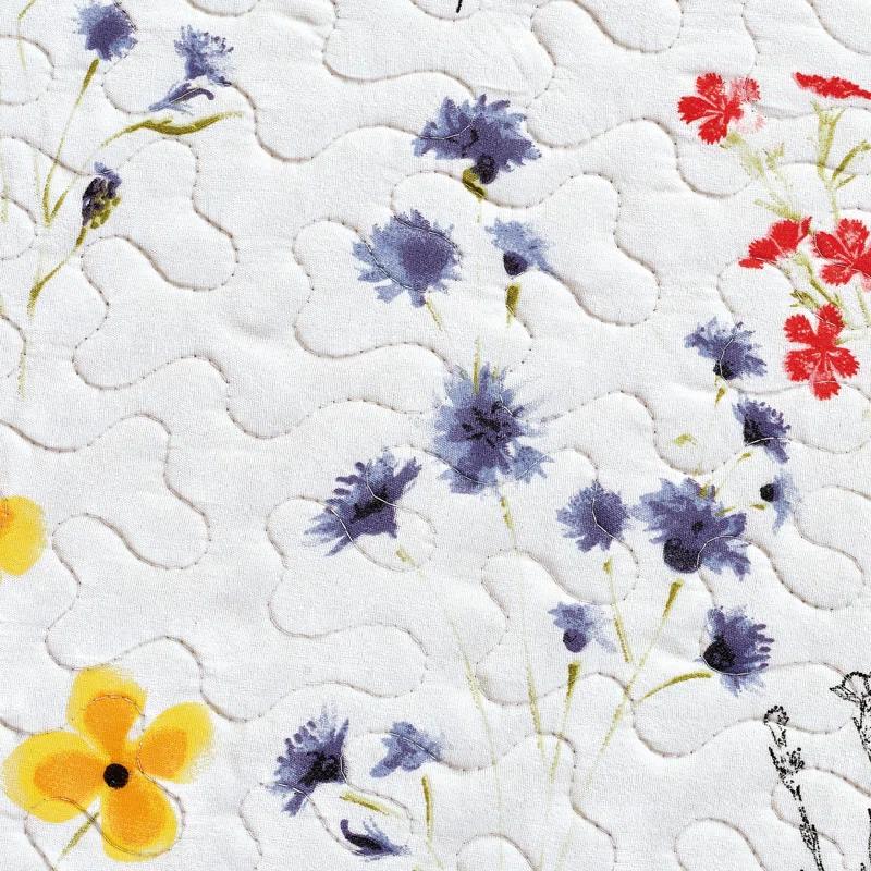 FreshFolds Bright & Colorful Tiny Floral Quilt Set with Shams