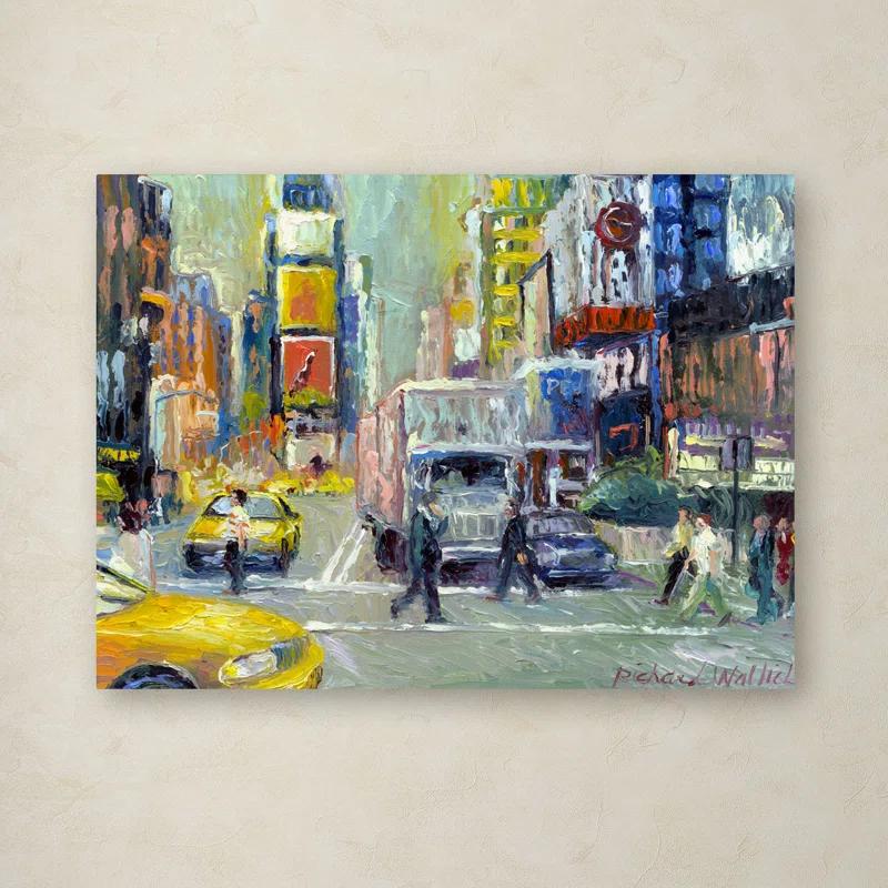 Trademark Fine Art " Times Square " by Richard Wallich