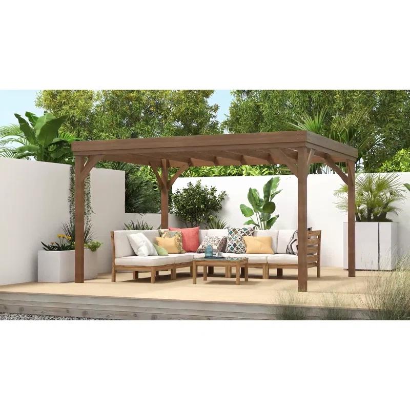 Outsunny Solid Wood Pergola
