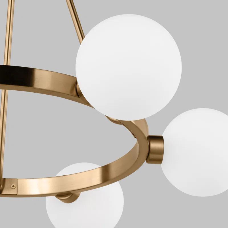 Helen 6 Light Metal Dimmable Chandelier