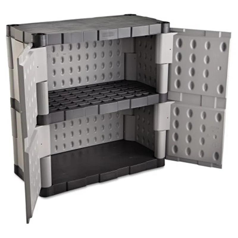 37" H x 36" W x 18" D 2 Door Storage Cabinet