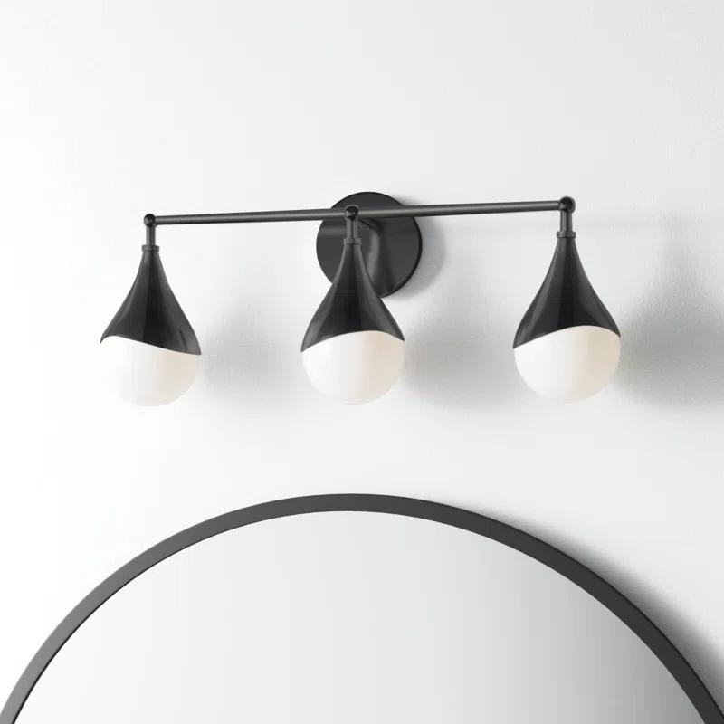 Algiers 3 Light Frosted Dimmable Vanity Light