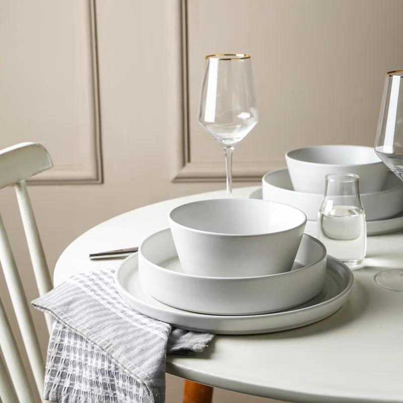 Stone Lain Elica 24-Piece Dinnerware Set Stoneware (Set of 24)