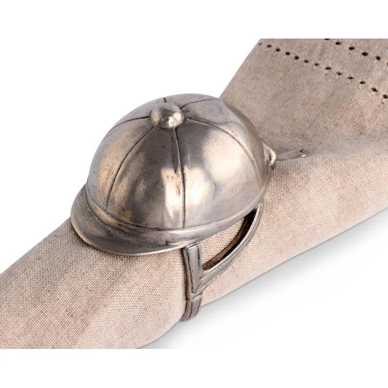 Vagabond House Equestrian Metal Napkin Ring