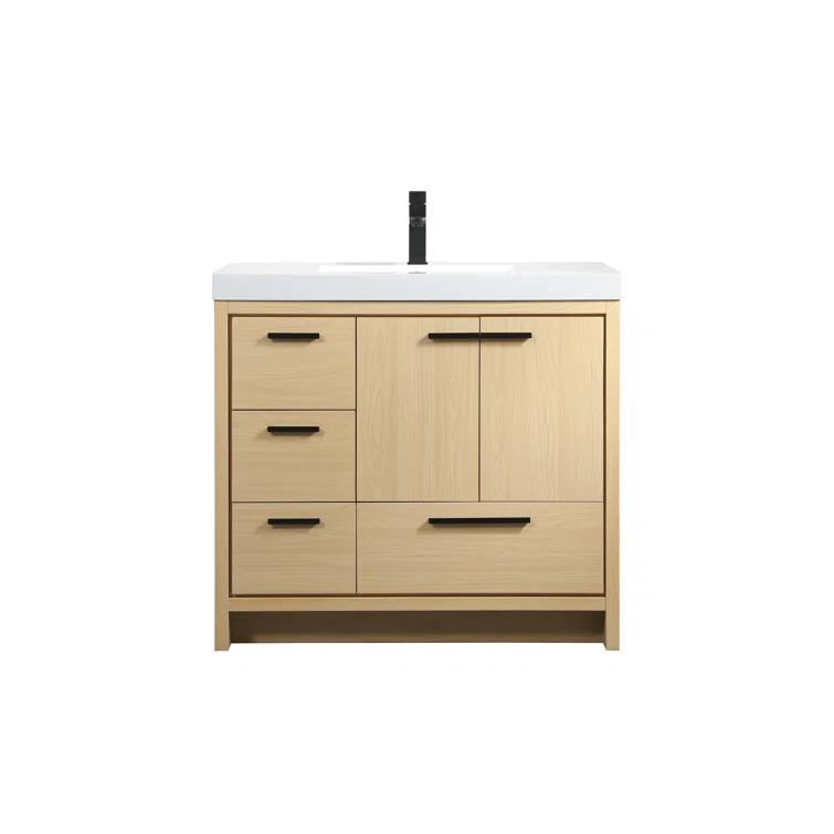 Mercury Row® Southmead 36'' Single Bathroom Vanity with Resin Top