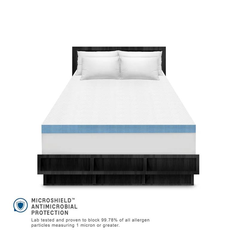SensorPEDIC 4'' Memory Foam Mattress Topper