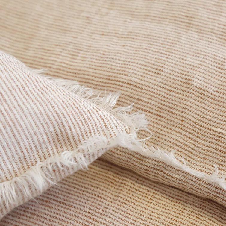 Logan Linen Sham by Pom Pom at Home - Terra Cotta / Standard