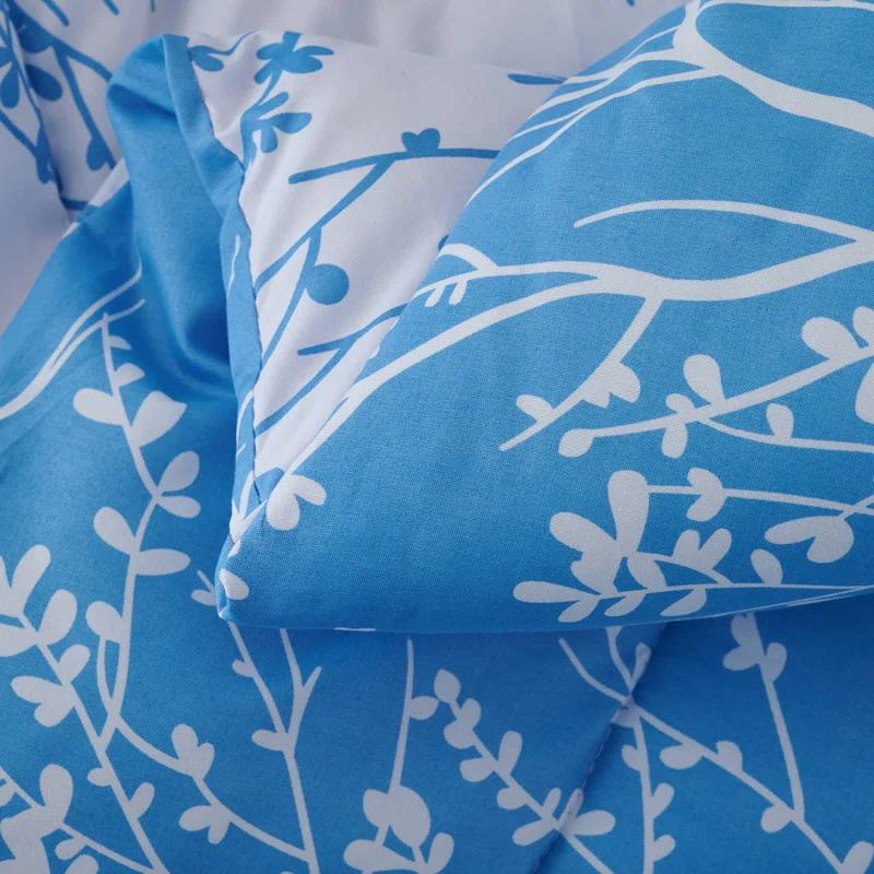 Spirit Linen 6-Piece Foliage Reversible Comforter Set