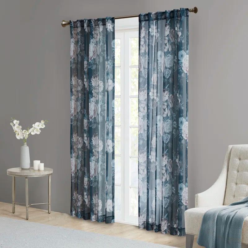 Madison Park Simone Marcus Sheer Curtain Panel