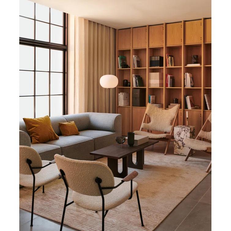 Audo Copenhagen Offset 124.5" Square Arm Loveseat | Perigold