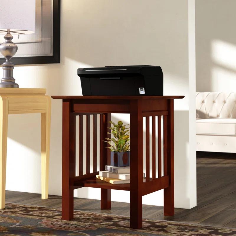 Laurel Foundry Modern Farmhouse® Moffett Solid Hardwood Printer Stand