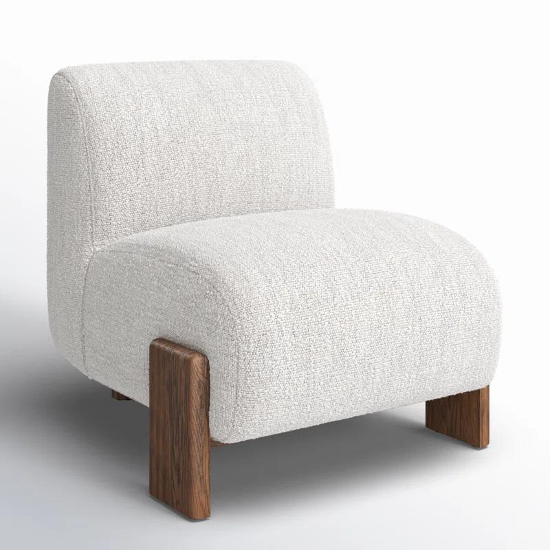 Classic Home Chelsea Upholstered Slipper Chair