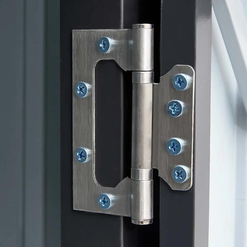 wtressa Outdoor Storage Shed, 3 X 3 FT Metal Steel Garden Shed With Single Lockable Door, Small Shed Outdoor Steel Utility Tool Shed For Backyard Patio Garden Lawn