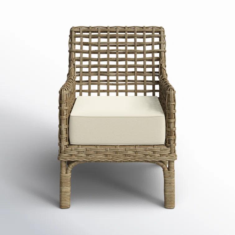 Bali Contemporary Kubu Rattan Arm Chair