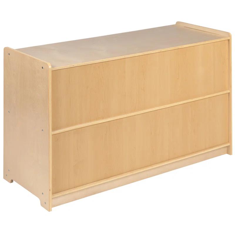 Flash Furniture Bexley Wooden School Classroom Storage Cabinet for Commercial or Home Use