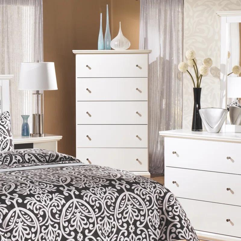 Bostwick 5 Drawer 40.13" W Chest