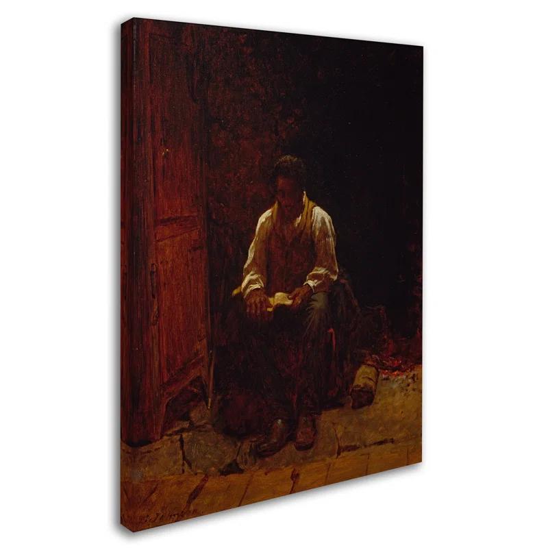 Trademark Fine Art " The Lord Is My Shepherd " by Eastman Johnson