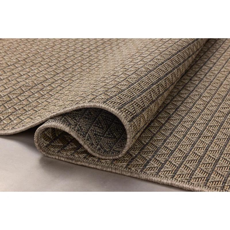 Chris Loves Julia x Loloi Chris Loves Julia x Loloi Providence Natural / Graphite Indoor/Outdoor Area Rug