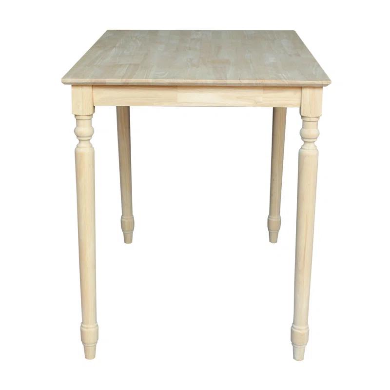 International Concepts Turned Counter Height Solid Wood Dining Table