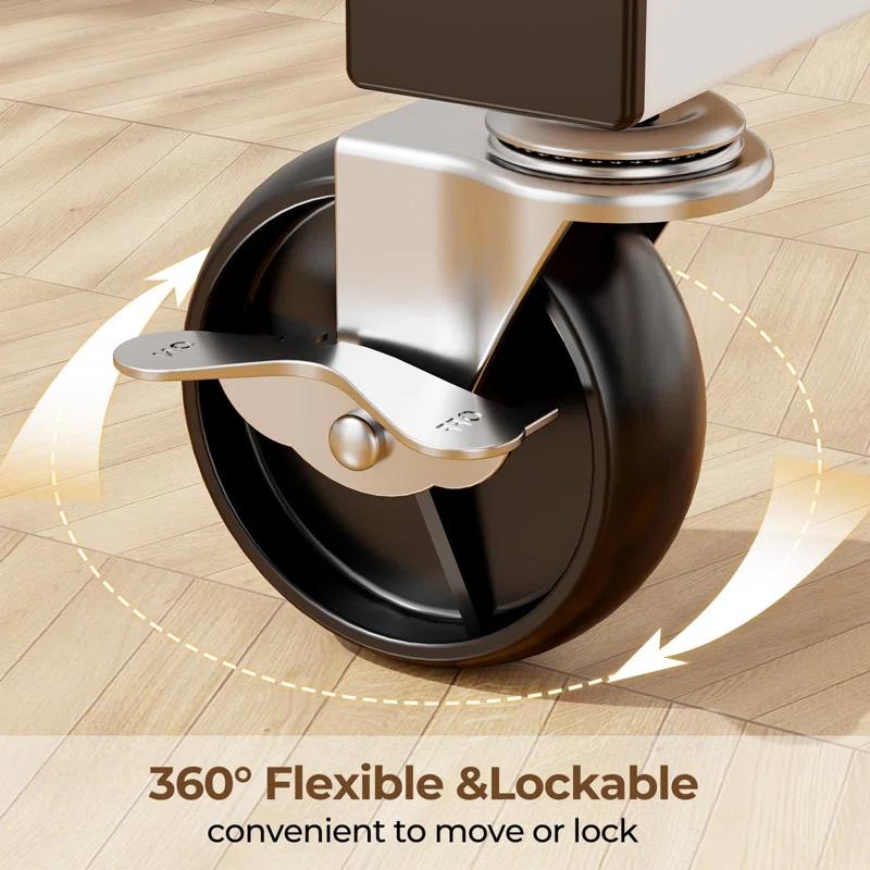 Rebrilliant Standing Rolling Clothing Rack