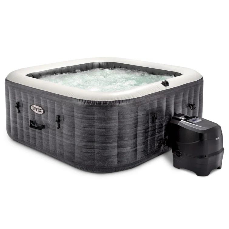 Intex Intex PureSpa Plus Inflatable Square Hot Tub w/ AirJets