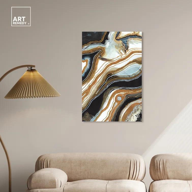 Art Remedy Black and Gold I