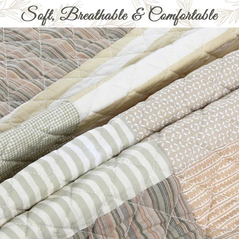 BB2022-078 Cotton Patchwork Quilt Set