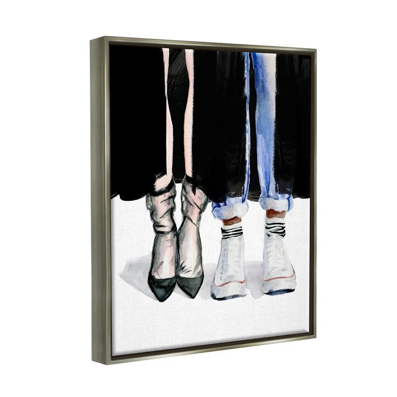 Stupell Industries " Fashion Man & Woman Shoes Heels " by Jennifer Paxton Parker