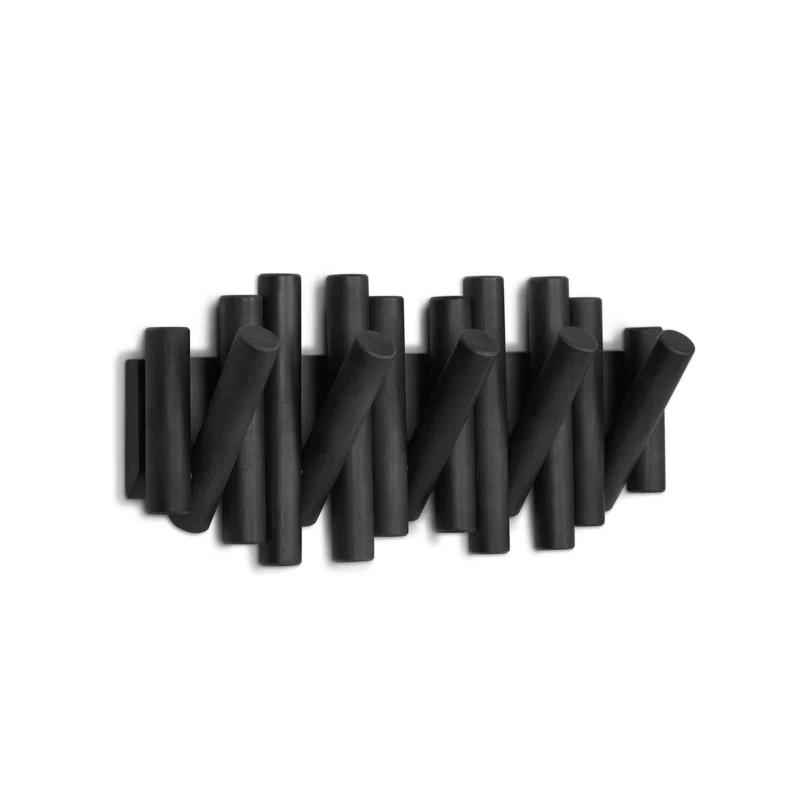 5 - Hook Solid Wood Coat Rack