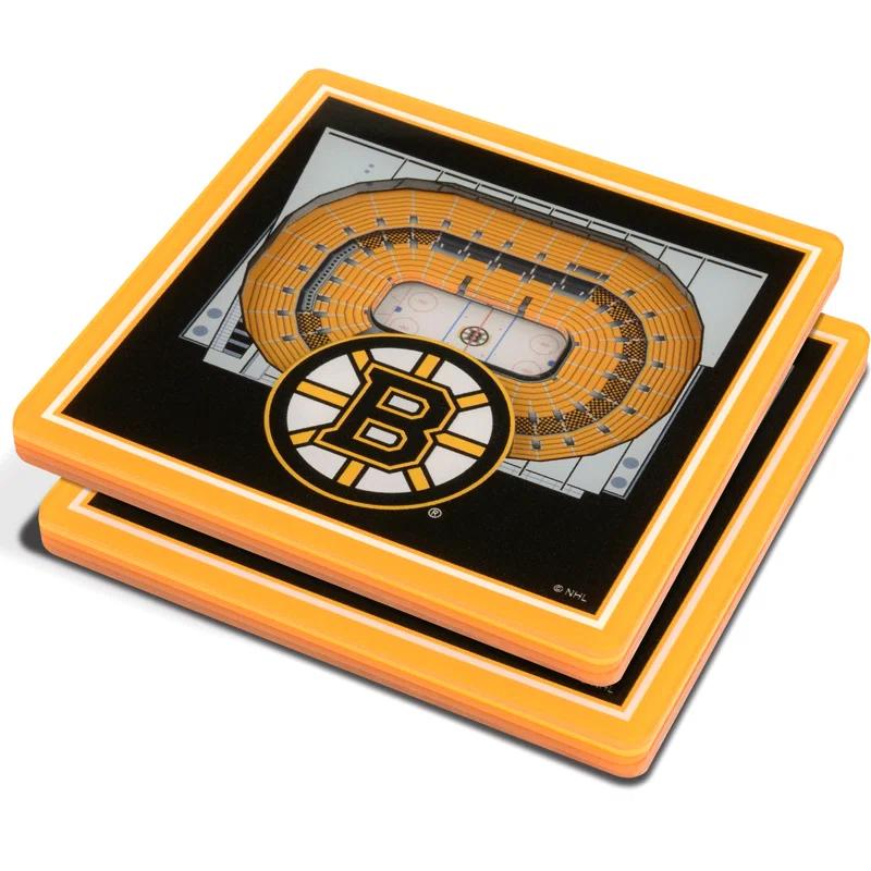 Acrylic Square 2 Piece Coaster Set (Set of 2)