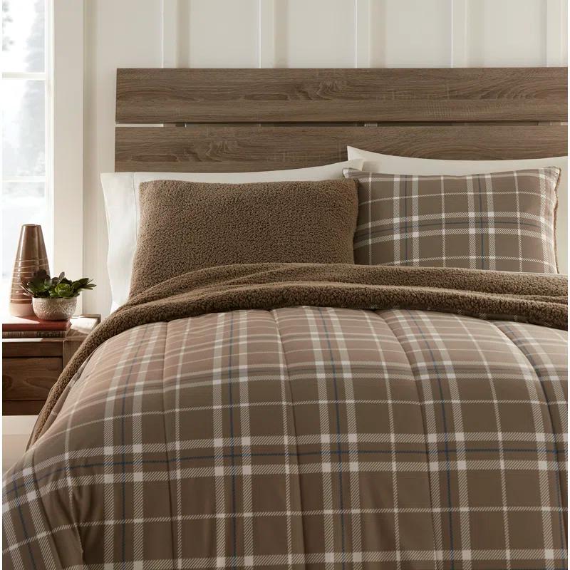 Micro Flannel® Micro Flannel® Reverse to Sherpa Comforter Set