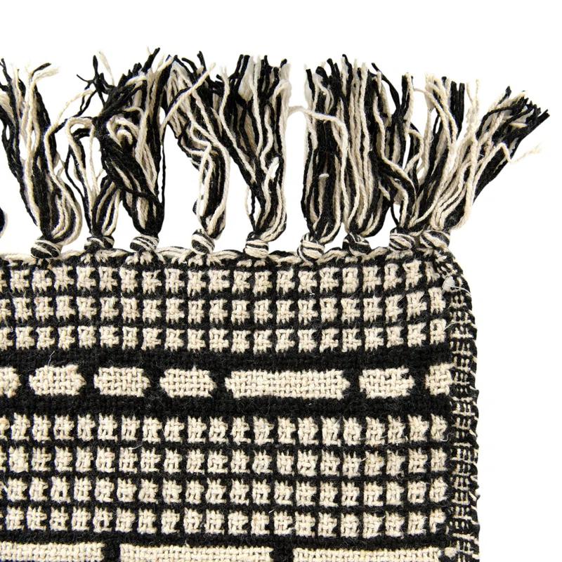 Bloomingville Hand Woven Throw Blanket