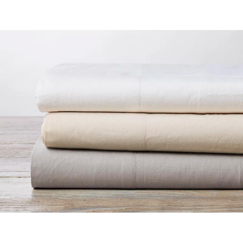 Refined Organic Percale Duvet Cover