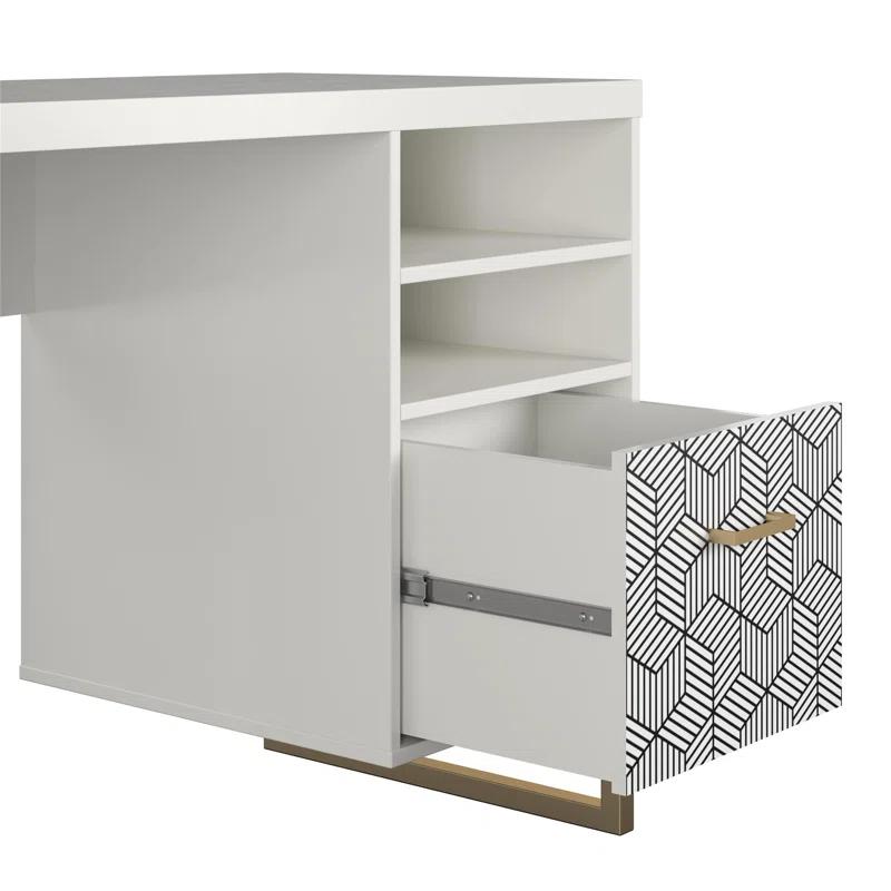 CosmoLiving by Cosmopolitan Scarlett Desk