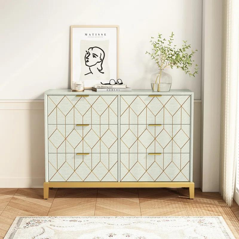 Mercer41 Jashae 46.2'' W 6 - Drawer Dresser