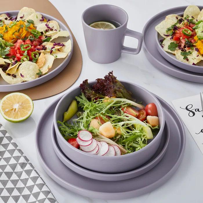 Stone Lain Cleo 16-Piece Dinnerware Set Stoneware