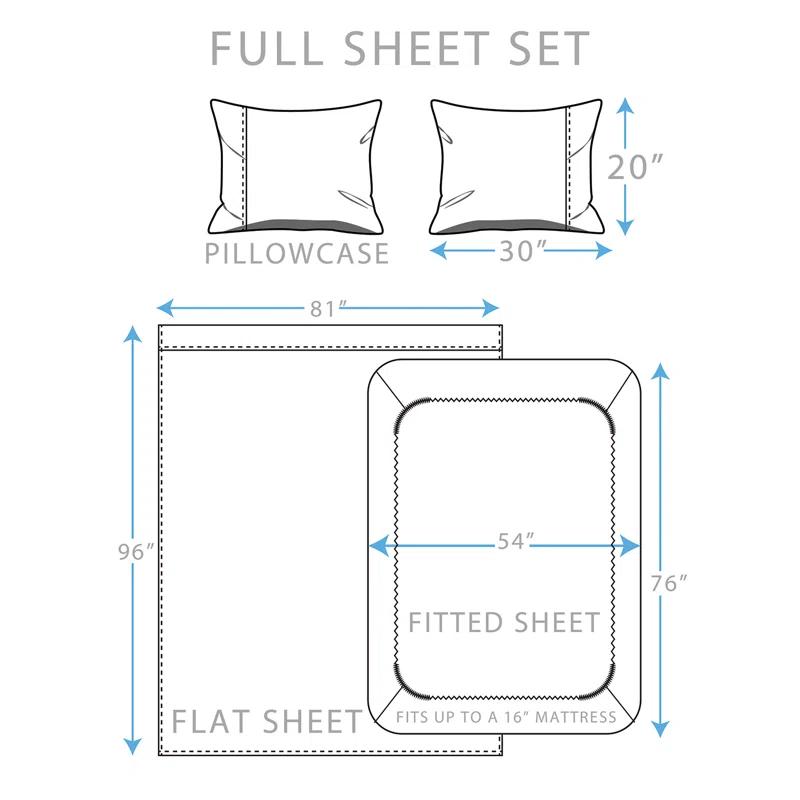 Royale Linens SoftTees Jersey Knit Cotton Blend Jersey Knit Sheet Set