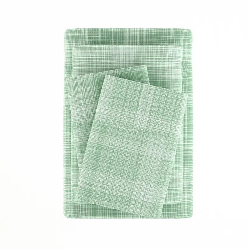 Becky Cameron Simply Soft™ Thatch Pattern Microfiber Sheet Set