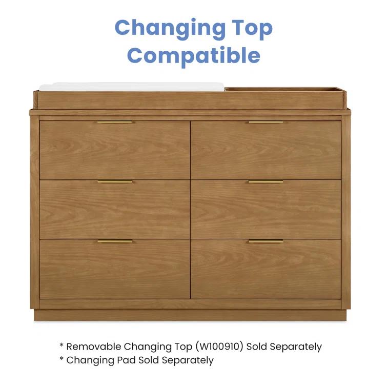 Delta Children Delta Children Forever 6 Drawer Dresser - Naturals Collection