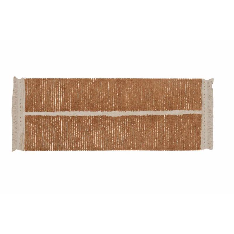 Duetto Reversible Washable Rug by Lorena Canals - Brown / 2' 7" x 7' 6"