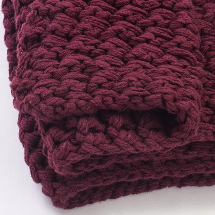 Amity Home Brenda Knitted Cotton Throw | Wayfair