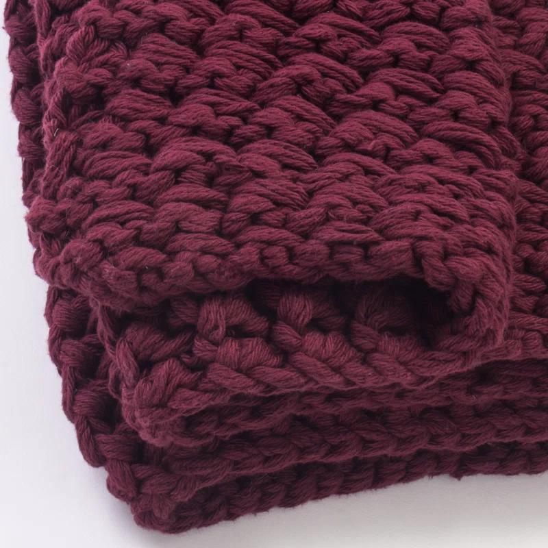 Amity Home Brenda Knitted Cotton Throw | Wayfair