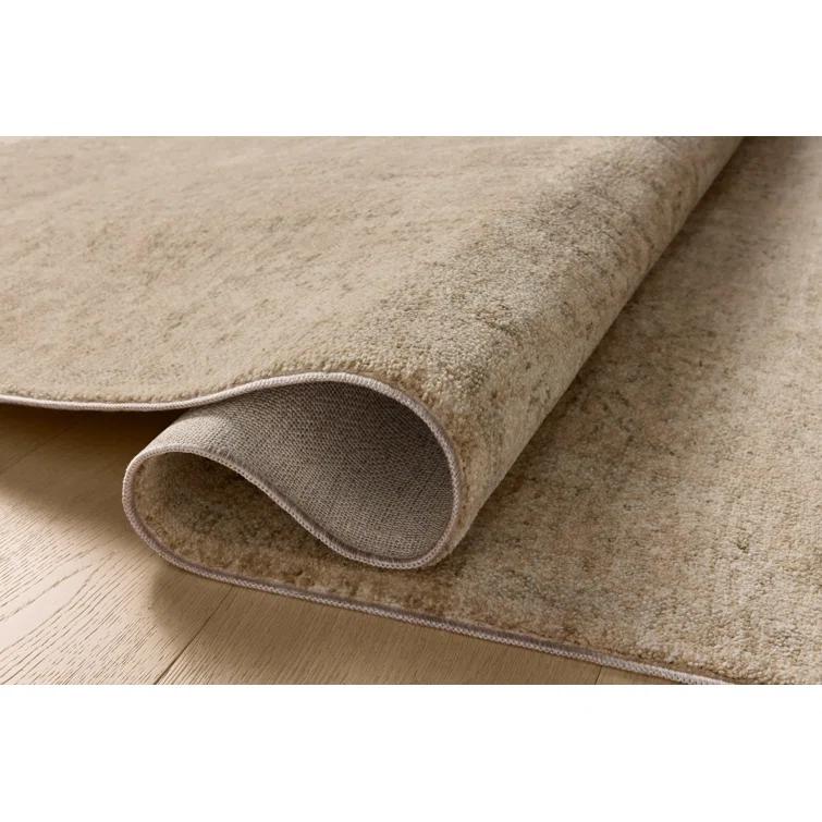 Junie II Rug Magnolia Home by Joanna Gaines x Loloi - Oatmeal and Smoke / 7'10" x 10'2"