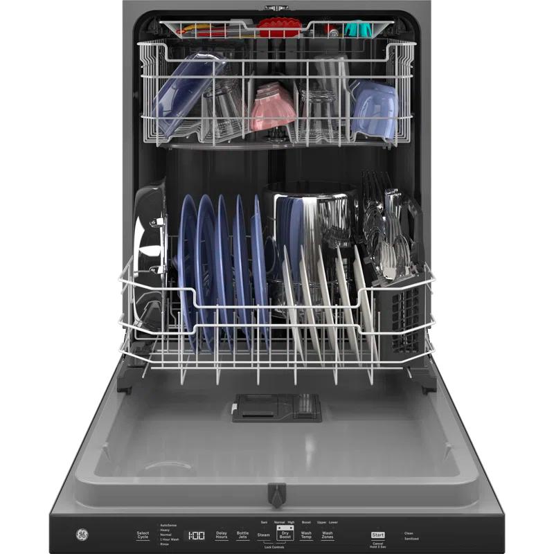 GE Appliances 24" 50 dBA Built-In Digital Control Dishwasher GDP630PYRFS