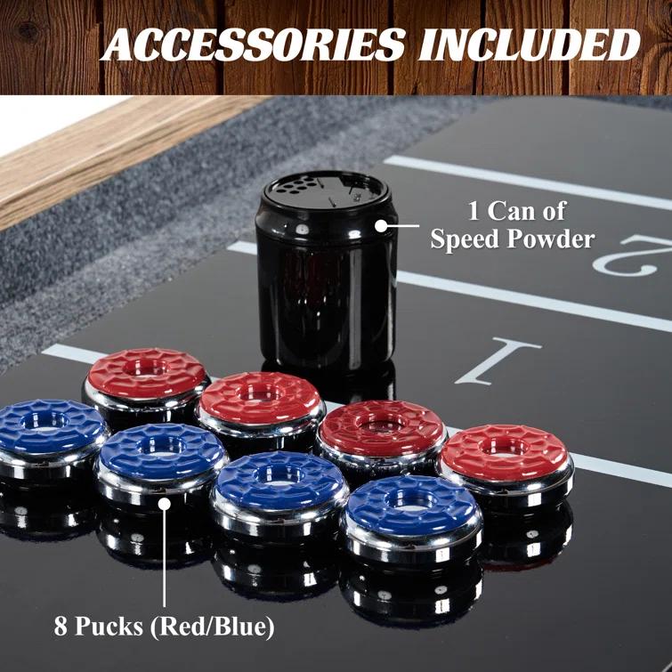 Barrington Billiards Company Barrington 9ft Wentworth Shuffleboard Table with 8-Puck Set