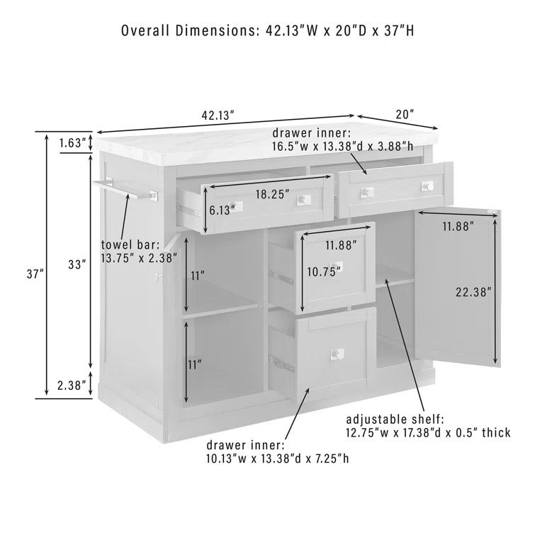 Crosley Claire Kitchen Island