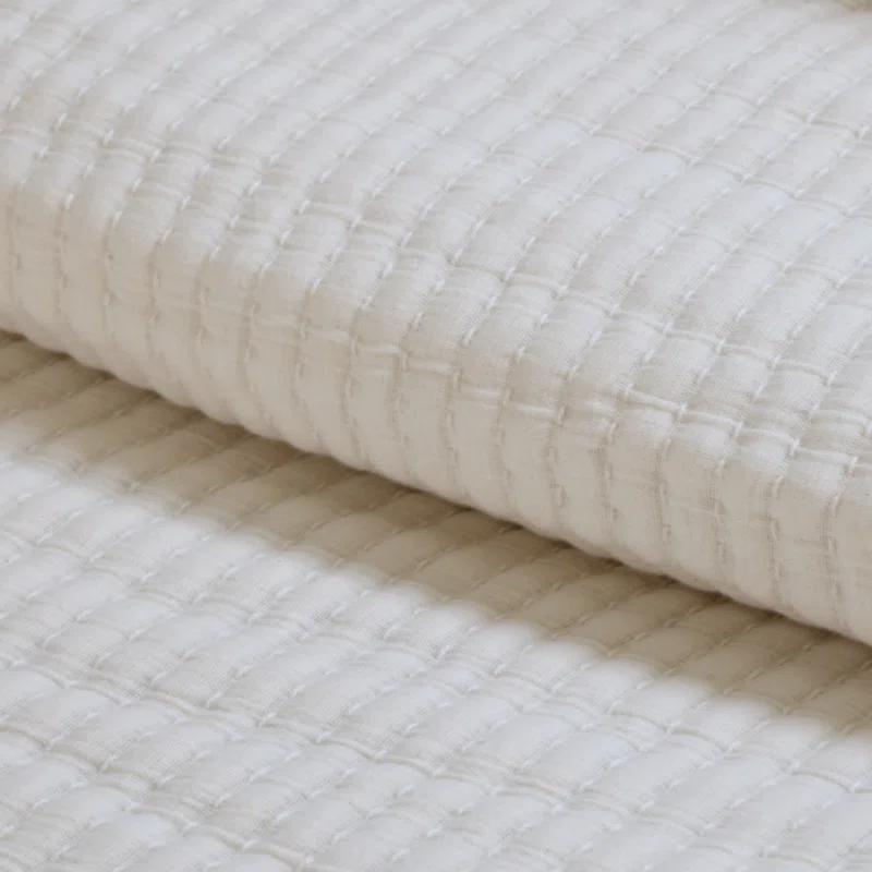 Vancouver Cotton Coverlet by Pom Pom at Home - Cream / King