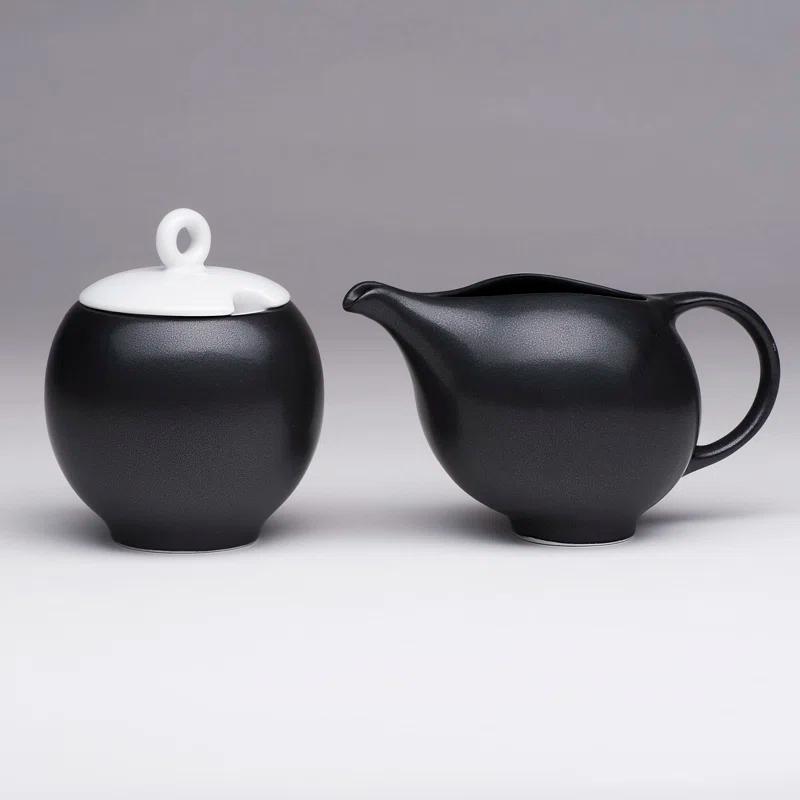 Maia Ming Designs Eva Sugar And Creamer Set with Lid