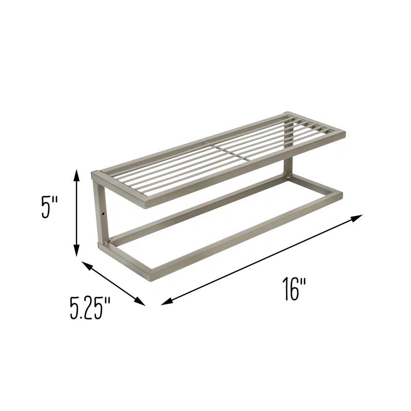 Steel Bathroom Storage Wall Shelf